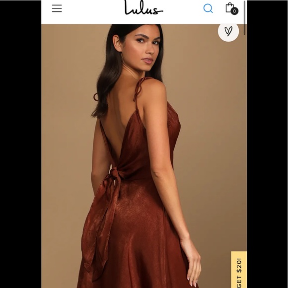 Lulu’s satin mini dress - Picture 2 of 5